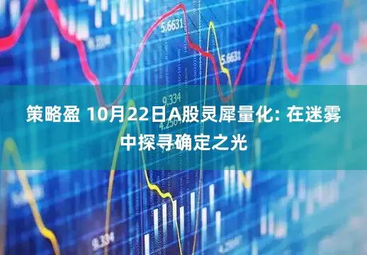 策略盈 10月22日A股灵犀量化: 在迷雾中探寻确定之光