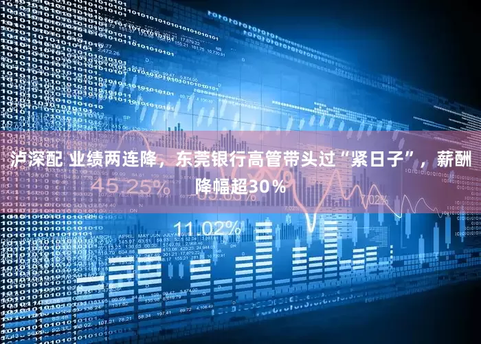 泸深配 业绩两连降，东莞银行高管带头过“紧日子”，薪酬降幅超30％